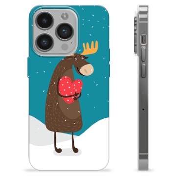 iPhone 14 Pro TPU Case - Cute Moose