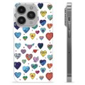 iPhone 14 Pro TPU Case - Hearts