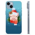 iPhone 14 TPU Case - Winter Piggy