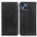 iPhone 14 Wallet Leather Case with Kickstand - Black