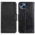 iPhone 15 Plus Elegant Series Wallet Case - Black