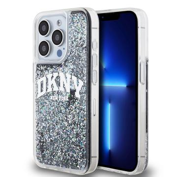 iPhone 15 Pro DKNY Liquid Glitter Arch Logo Case