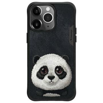 iPhone 15 Pro Max Nimmy Friends Big Eyed Pet 2.0 Panda Case - Black