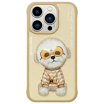 iPhone 15 Pro Max Nimmy Friends Glasses Cool Dog Case - Khaki