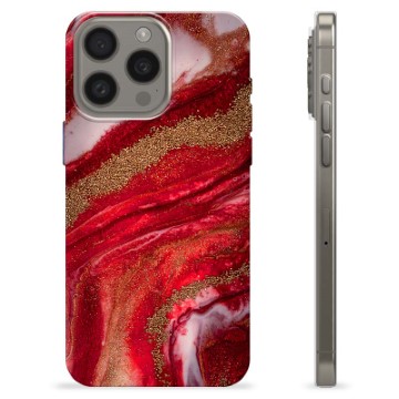 iPhone 15 Pro Max TPU Case - Golden Ruby