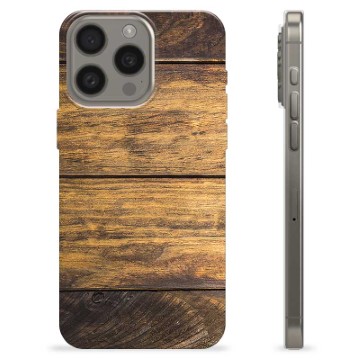 iPhone 15 Pro Max TPU Case - Wood