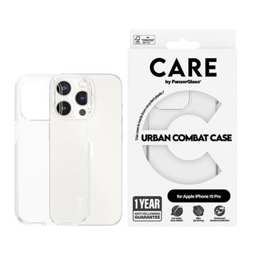 iPhone 15 Pro PanzerGlass Care Urban Combat Case - Transparent