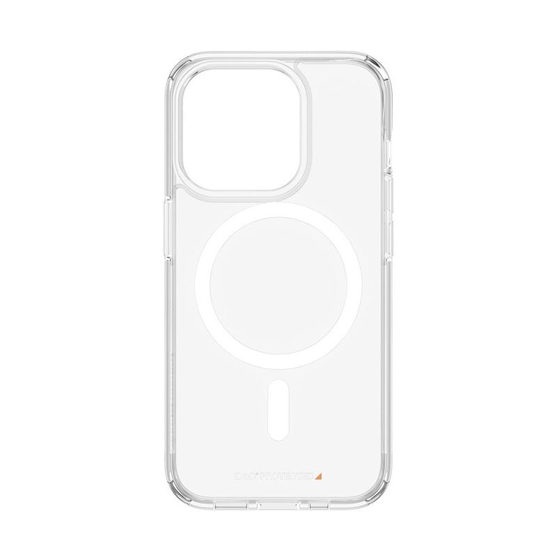 iPhone 15 Pro PanzerGlass HardCase MagSafe Case Compatible with D3O - Clear