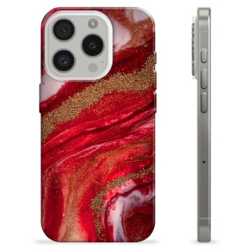 iPhone 15 Pro TPU Case - Golden Ruby