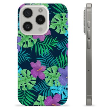 iPhone 15 Pro TPU Case - Tropical Flower