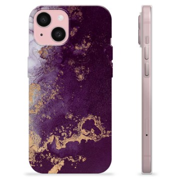 iPhone 15 TPU Case - Golden Plum