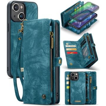 iPhone 16 Caseme 008 2-in-1 Multifunctional Wallet Case - Blue