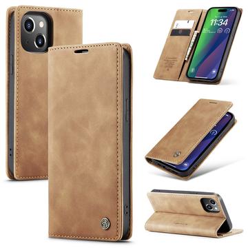 iPhone 16 Caseme 013 Series Wallet Case - Brown