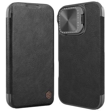 iPhone 16 Nillkin Qin Prop Flip Case - Black