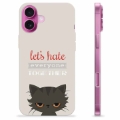 iPhone 16 Plus TPU Case - Angry Cat