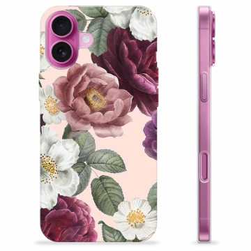 iPhone 16 Plus TPU Case - Romantic Flowers