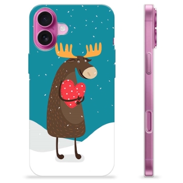 iPhone 16 Plus TPU Case - Cute Moose