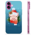 iPhone 16 Plus TPU Case - Winter Piggy