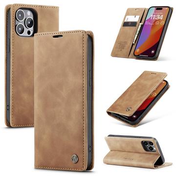 iPhone 16 Pro Caseme 013 Series Wallet Case - Brown