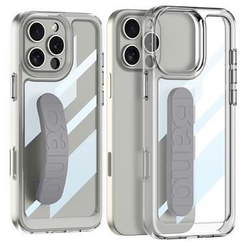 iPhone 16 Pro Clear Case with Silicone Hand Strap