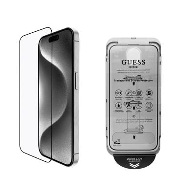 iPhone 16 Pro Guess 2.5D Tempered Glass Screen Protector - 9H - Black Edge