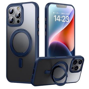 iPhone 16 Pro Magnetic Kickstand Hybrid Case - Dark Blue