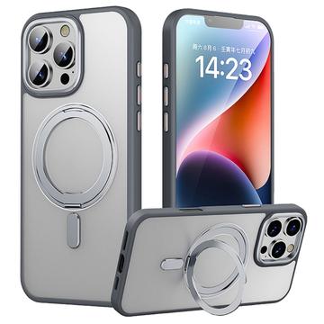 iPhone 16 Pro Magnetic Kickstand Hybrid Case - Grey