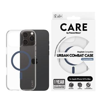 iPhone 16 Pro Max PanzerGlass Care Transparent Urban Combat Case - MagSafe Compatible