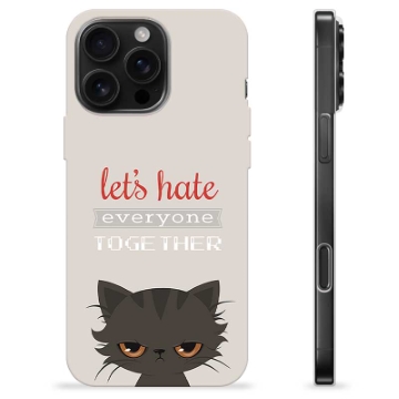 iPhone 16 Pro Max TPU Case - Angry Cat