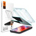 iPhone 16 Pro Spigen Glas.tR Ez Fit Privacy Screen Protector - 2 Pcs.