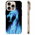 iPhone 16 Pro TPU Case - Blue Fire Dragon