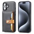 iPhone 16 Retro Style Case with Wallet