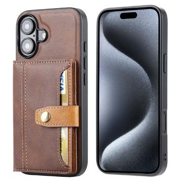 iPhone 16 Retro Style Case with Wallet