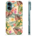 iPhone 16 TPU Case - Pink Flowers