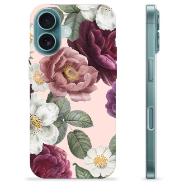 iPhone 16 TPU Case - Romantic Flowers