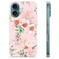 iPhone 16 TPU Case - Watercolor Flowers