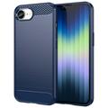 iPhone 16e Brushed TPU Case - Carbon Fiber