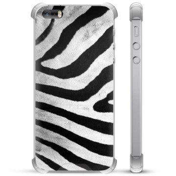 iPhone 5/5S/SE Hybrid Case - Zebra