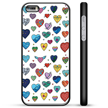 iPhone 5/5S/SE Protective Cover - Hearts