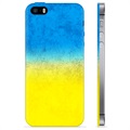 iPhone 5/5S/SE TPU Case Ukrainian Flag - Two Tone