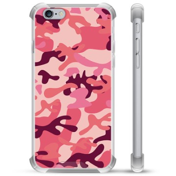 iPhone 6 / 6S Hybrid Case - Pink Camouflage