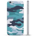 iPhone 6 Plus / 6S Plus TPU Case - Blue Camouflage