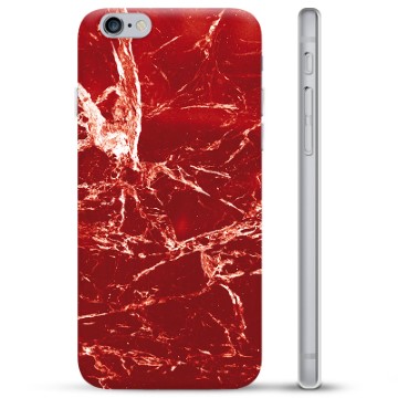 iPhone 6 Plus / 6S Plus TPU Case - Red Marble