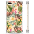 iPhone 7 Plus / iPhone 8 Plus Hybrid Case - Pink Flowers