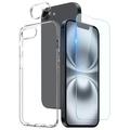 iPhone 16e Northjo 3-in-1 Protection Set - Clear