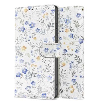 iPhone 16e Tech-Protect Wallet Case W. Magnet & Stand - Spring Flowers