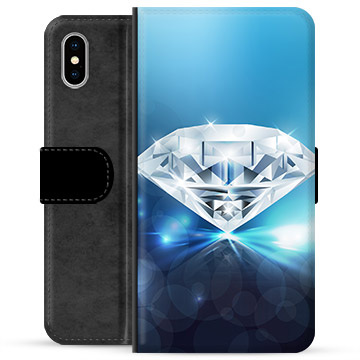 iPhone X / iPhone XS Premium Wallet Case - Diamond