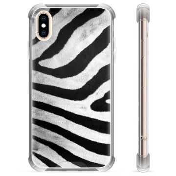 iPhone X / iPhone XS Hybrid Case - Zebra