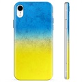 iPhone XR TPU Case Ukrainian Flag - Two Tone