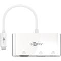 Goobay USB-C to VGA / USB-C PD & HDMI - White